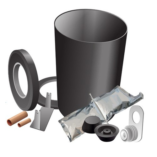 Комплект изоляции стыков в полиэтиленовой оболочке КЗС(т) 76х160х500 мм ГОСТ 30732-2020