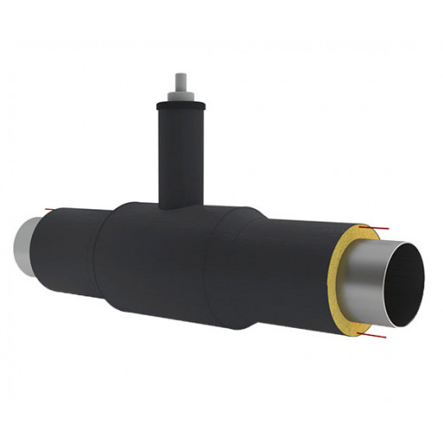 Кран шаровой ППУ ПЭ тип 1 Ст3сп BROEN Ballomax 25х3,2х1900 мм ГОСТ 3262-75