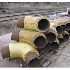 Отвод в ППМ изоляции (ППМИ) 42,3х3,6х121х39,35х298 мм ГОСТ Р 56227-2016