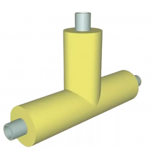 Тройник в ППМ изоляции 76х65х65х150х37х390х850 мм ГОСТ Р 56227-2014