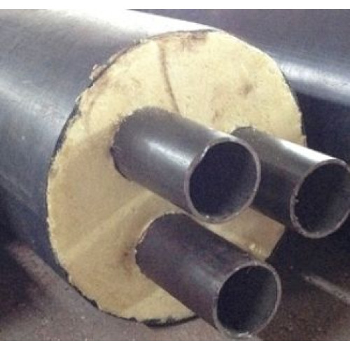 Труба в ППУ изоляции Твин в полиэтиленовой оболочке Ст10 219х6,0х560х7х64 мм ГОСТ 10704-91