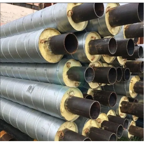 Труба в ППУ изоляции стальная в полиэтиленовой оболочке тип 2 09Г2С Ду89 89х3,5х180х3х42,5 мм ГОСТ 10705-80