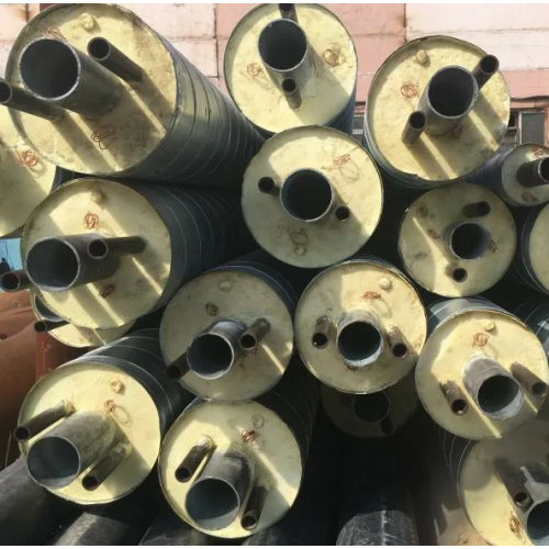 Труба в ППУ изоляции со спутником в полиэтиленовой оболочке тип 1 Ст20 Ду32 108х6 мм ГОСТ 8732-78