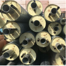 Труба в ППУ изоляции со спутником в полиэтиленовой оболочке тип 1 Ст10 Ду32 108х3,5 мм ГОСТ 10704-91